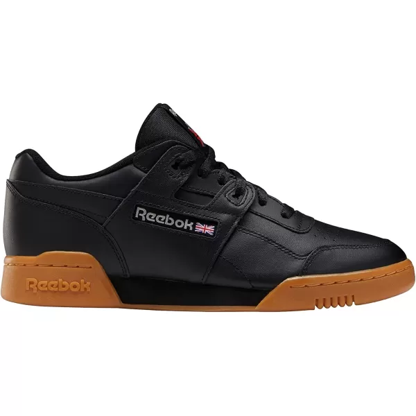 imageReebok Mens Workout Plus SneakerBlackCarbonClassic Red