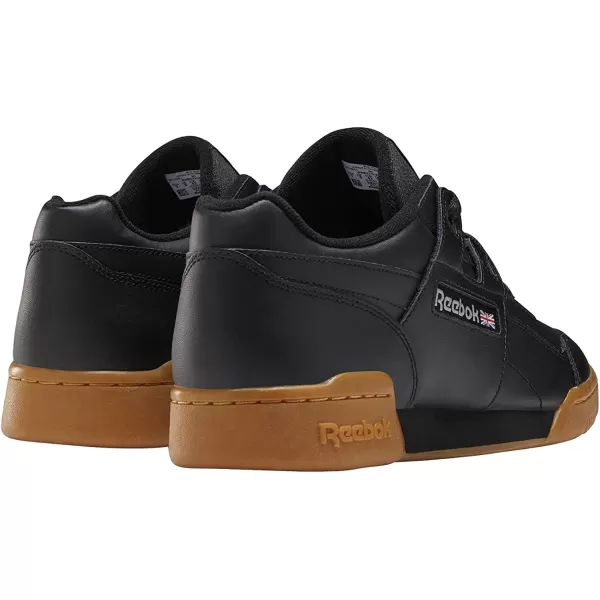 imageReebok Mens Workout Plus SneakerBlackCarbonClassic Red