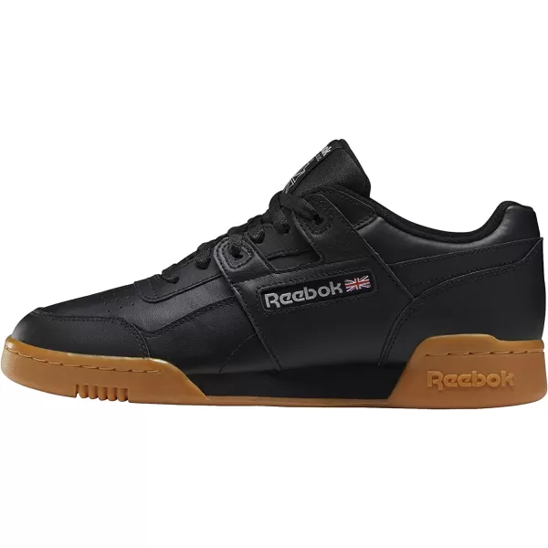 imageReebok Mens Workout Plus SneakerBlackCarbonClassic Red