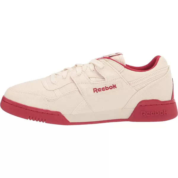 imageReebok Mens Workout Plus SneakerChalkFlash RedSandy Tote