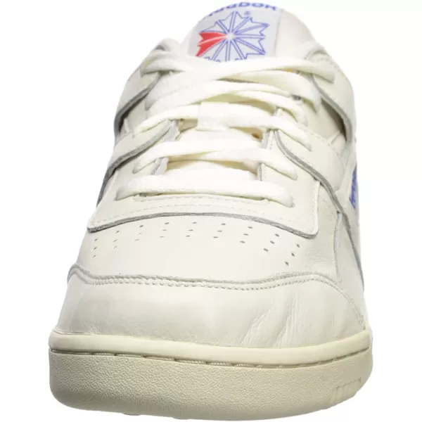 imageReebok Mens Workout Plus SneakerChalkPaper WhiteRoyal