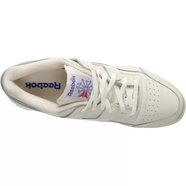 imageReebok Mens Workout Plus SneakerChalkPaper WhiteRoyal