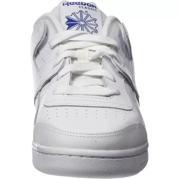 imageReebok Mens Workout Plus SneakerFtwr White Ftwr White Classic Cobalt