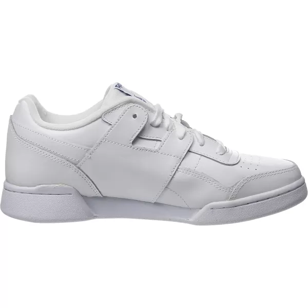 imageReebok Mens Workout Plus SneakerFtwr White Ftwr White Classic Cobalt