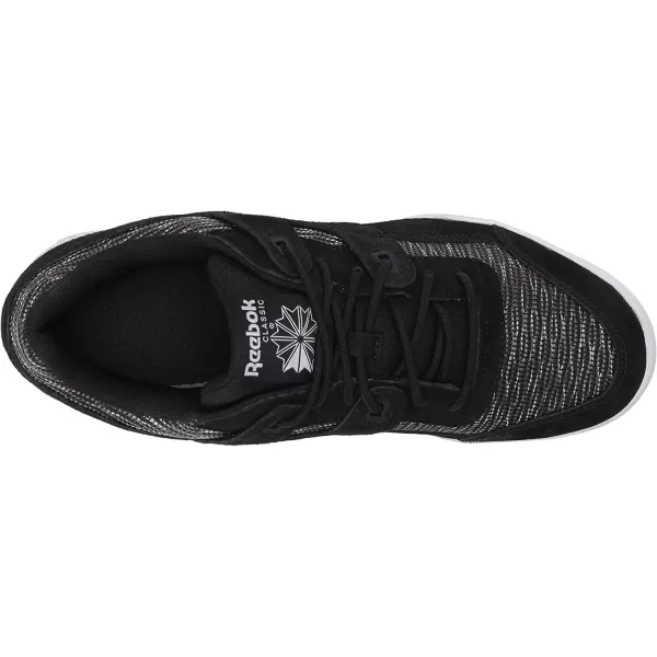 imageReebok Mens Workout Plus SneakerFwblackWhiteSpirit White