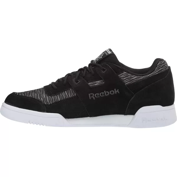 imageReebok Mens Workout Plus SneakerFwblackWhiteSpirit White