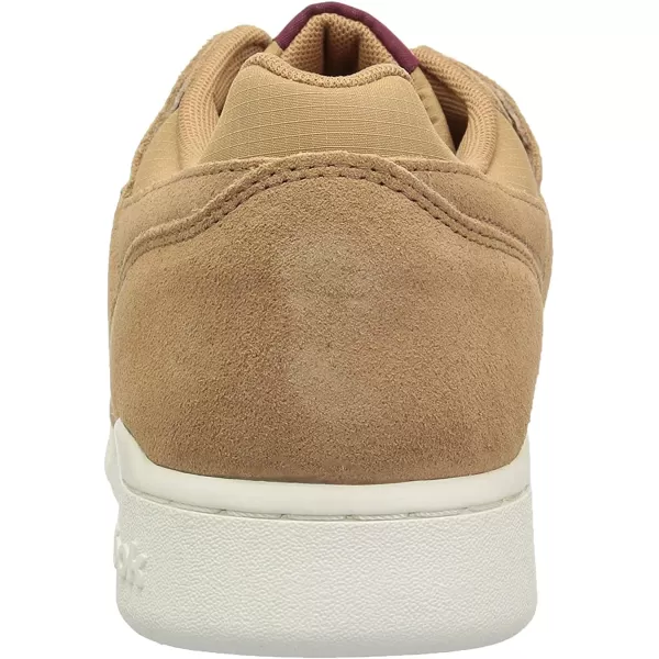 imageReebok Mens Workout Plus SneakerRsSoft CamelRustic Wine