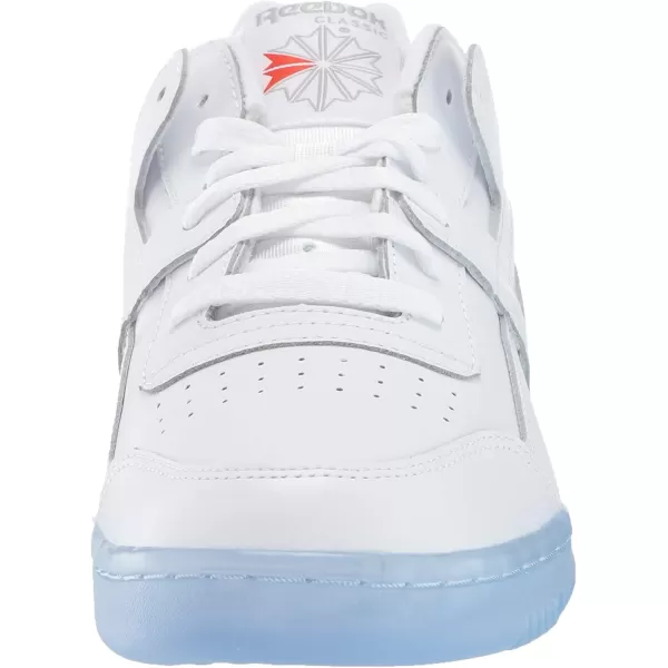 imageReebok Mens Workout Plus SneakerWhiteCarbonBlue