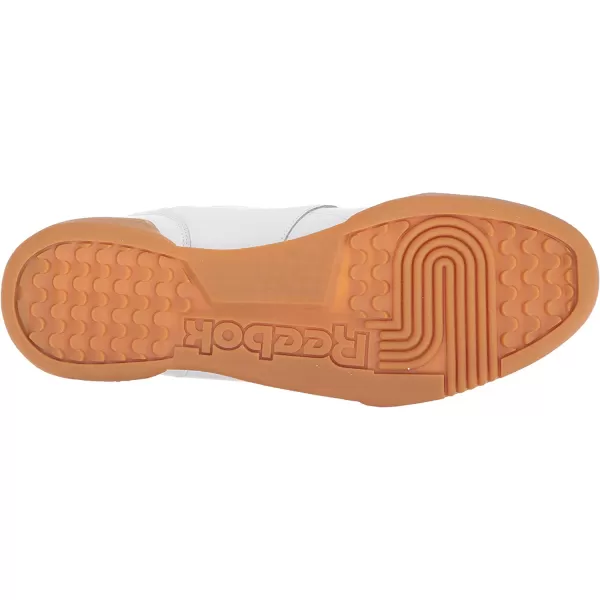 imageReebok Mens Workout Plus SneakerWhiteCarbonClassic Red