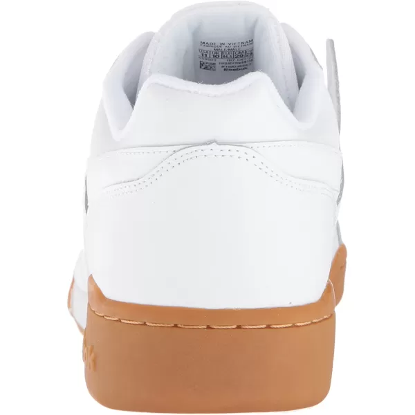 imageReebok Mens Workout Plus SneakerWhiteCarbonClassic Red