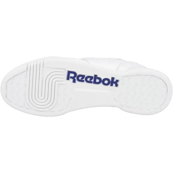 imageReebok Mens Workout Plus SneakerWhiteRoyal