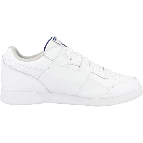 imageReebok Mens Workout Plus SneakerWhiteRoyal