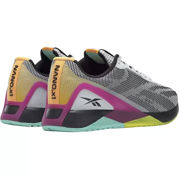 imageReebok Mens and Womens Nano X1 Cross Trainer in Ftwr WhiteCore BlackPursuit Pink
