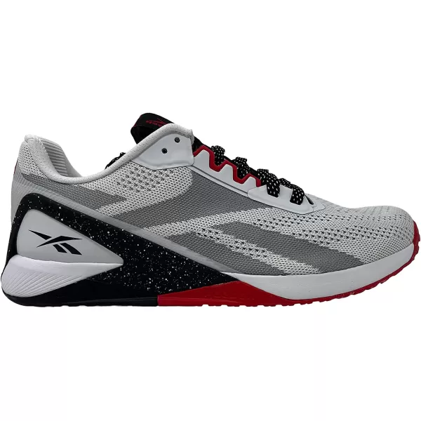imageReebok Mens and Womens Nano X1 Cross Trainer in White Black and Red
