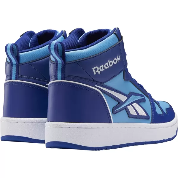 imageReebok Mens and Womens Resonator Mid Basketball Shoes Classic CobaltAlways BlueWhite