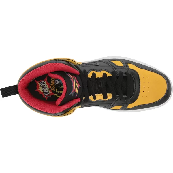 imageReebok Mens and Womens Resonator Mid Basketball Shoes Looney Tunes BlackMarigoldVector Red