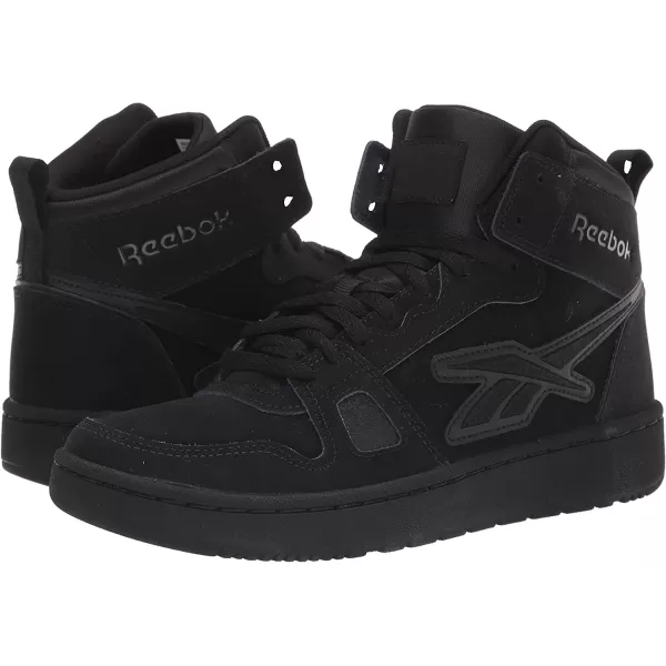 imageReebok Mens and Womens Resonator Mid Basketball Shoes in Black