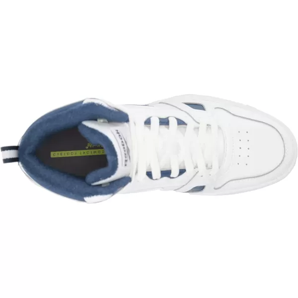 imageReebok Mens and Womens Resonator Mid Basketball Shoes in White and Batik Blue