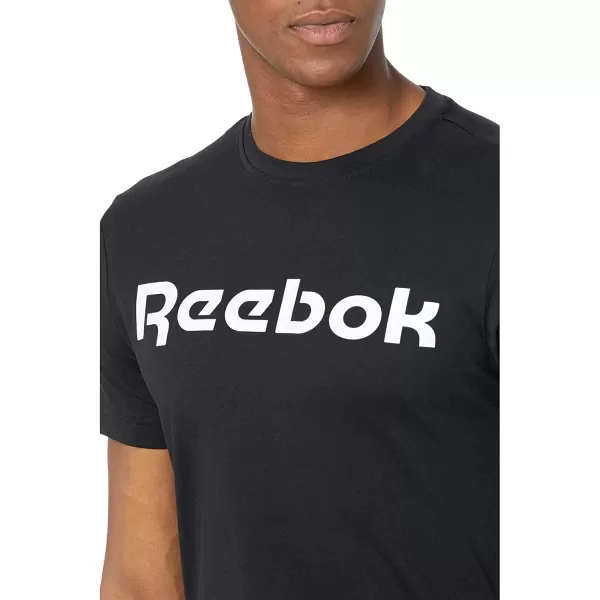 imageReebok Training Essentials Graphic TShirtBlackWhite