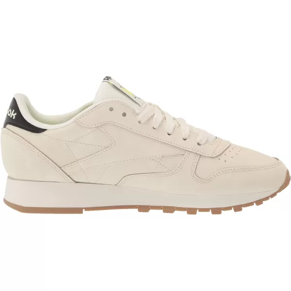 imageReebok Unisex Classic Leather SneakerAlabasterSoft EcruBlack