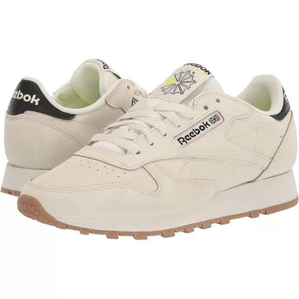 imageReebok Unisex Classic Leather SneakerAlabasterSoft EcruBlack