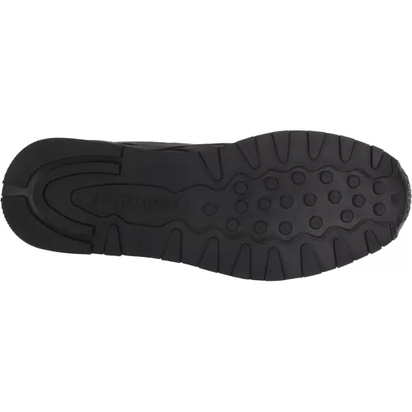 imageReebok Unisex Classic Leather SneakerBlackVector RedPure Grey