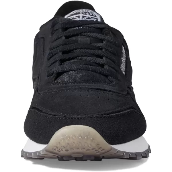 imageReebok Unisex Classic Leather SneakerBlackWhite
