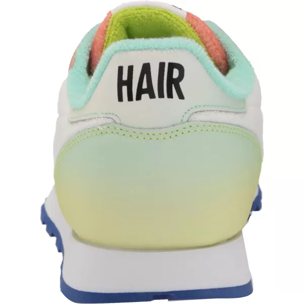 imageReebok Unisex Classic Leather SneakerChalkAcid YellowBright Cobalt