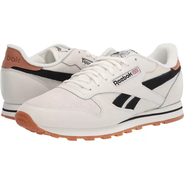 imageReebok Unisex Classic Leather SneakerChalkBlack