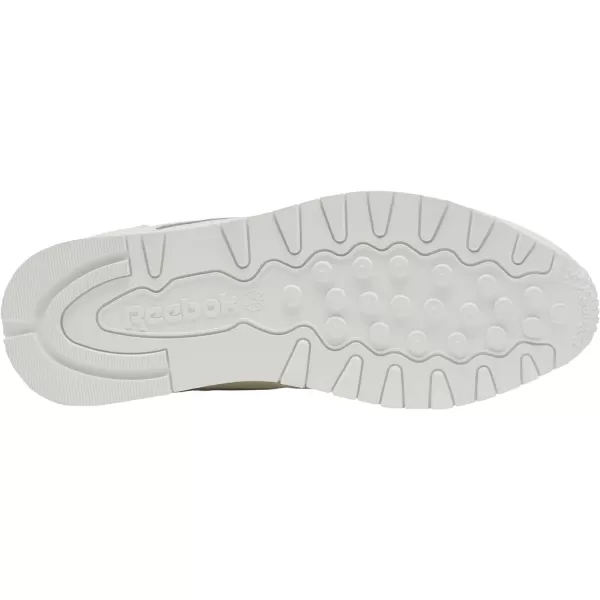 imageReebok Unisex Classic Leather SneakerChalkVector BlueVector Red