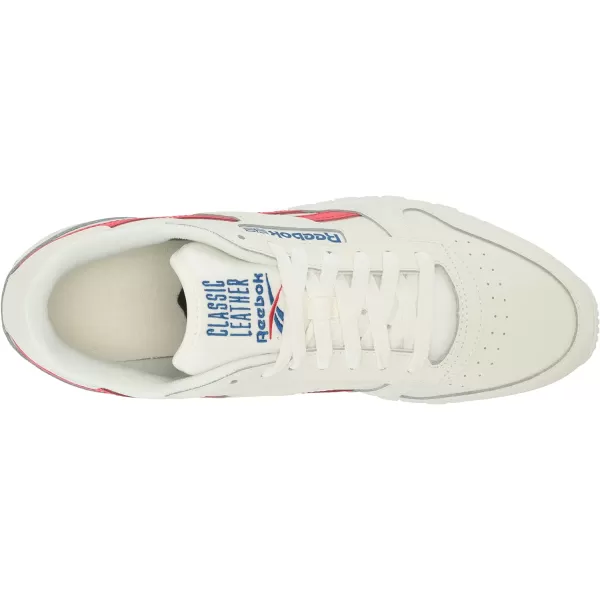 imageReebok Unisex Classic Leather SneakerChalkWhiteVector Red