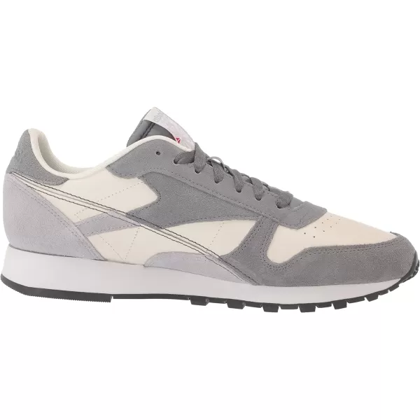 imageReebok Unisex Classic Leather SneakerCold GreyChalk
