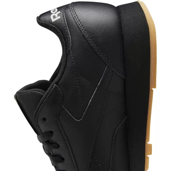 imageReebok Unisex Classic Leather SneakerCore BlackPure Grey 5Reebok Rubber Gum03