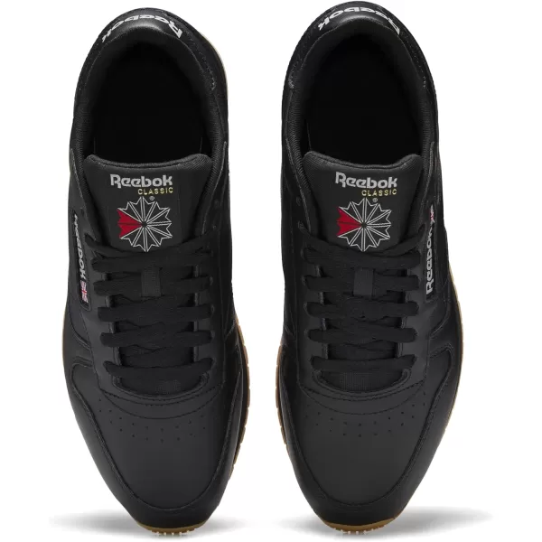 imageReebok Unisex Classic Leather SneakerCore BlackPure Grey 5Reebok Rubber Gum03