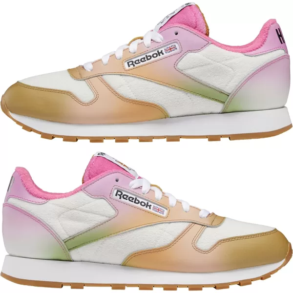 imageReebok Unisex Classic Leather SneakerDaniel MoonAtomic PinkRadiant OchreChalk