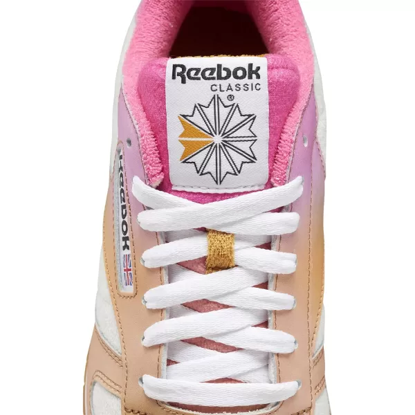 imageReebok Unisex Classic Leather SneakerDaniel MoonAtomic PinkRadiant OchreChalk