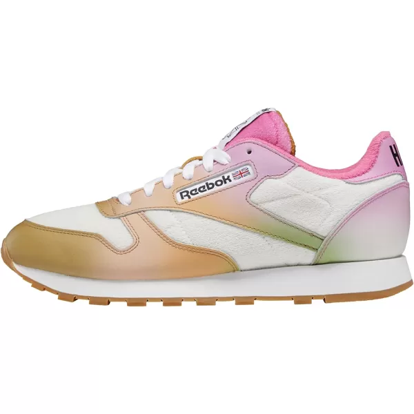 imageReebok Unisex Classic Leather SneakerDaniel MoonAtomic PinkRadiant OchreChalk