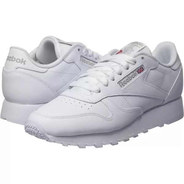 imageReebok Unisex Classic Leather SneakerFtwr White Ftwr White Pure Grey 3
