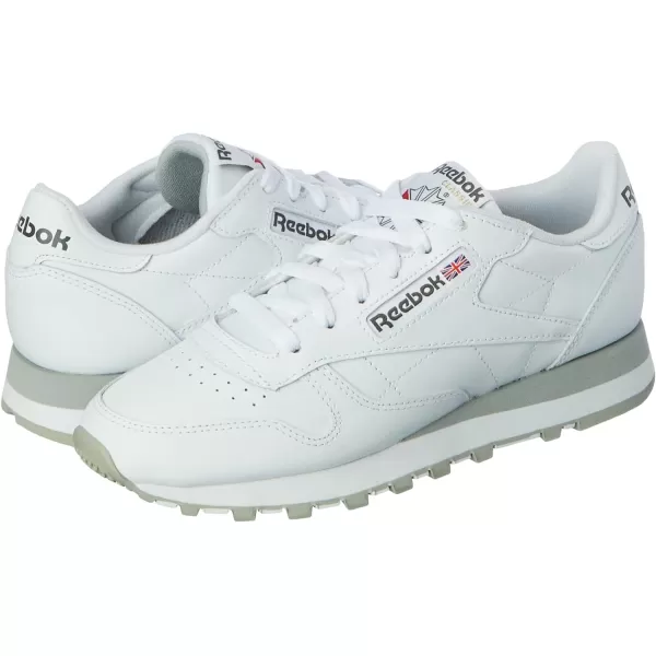 imageReebok Unisex Classic Leather SneakerFtwr White Pure Grey 3 Pure Grey 7