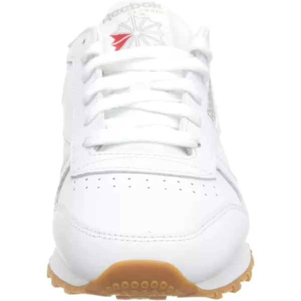imageReebok Unisex Classic Leather SneakerFtwr White Pure Grey 3 Reebok Rubber Gum 03