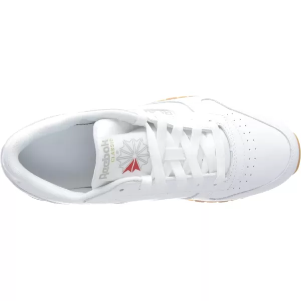 imageReebok Unisex Classic Leather SneakerFtwr White Pure Grey 3 Reebok Rubber Gum 03