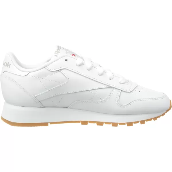 imageReebok Unisex Classic Leather SneakerFtwr White Pure Grey 3 Reebok Rubber Gum 03