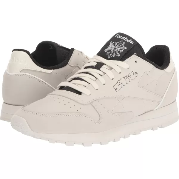 imageReebok Unisex Classic Leather SneakerFtwr WhiteChalkCore Black