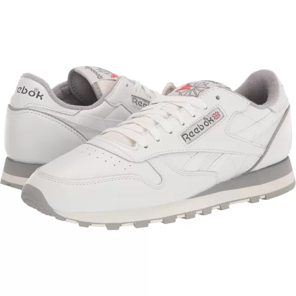imageReebok Unisex Classic Leather SneakerFtwr WhiteChalkMgh Solid Grey