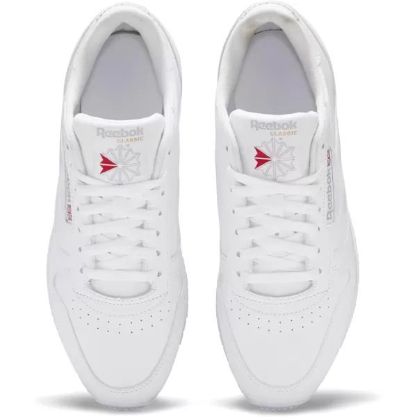 imageReebok Unisex Classic Leather SneakerFtwr WhiteFtwr WhitePure Grey 3