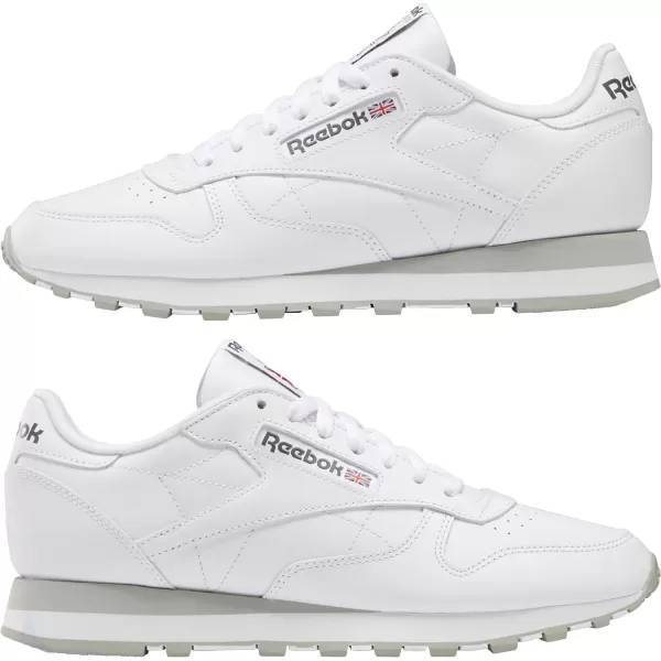 imageReebok Unisex Classic Leather SneakerFtwr WhitePure Grey 3Pure Grey 7