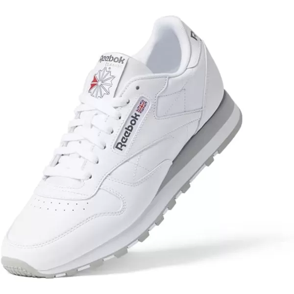 imageReebok Unisex Classic Leather SneakerFtwr WhitePure Grey 3Pure Grey 7