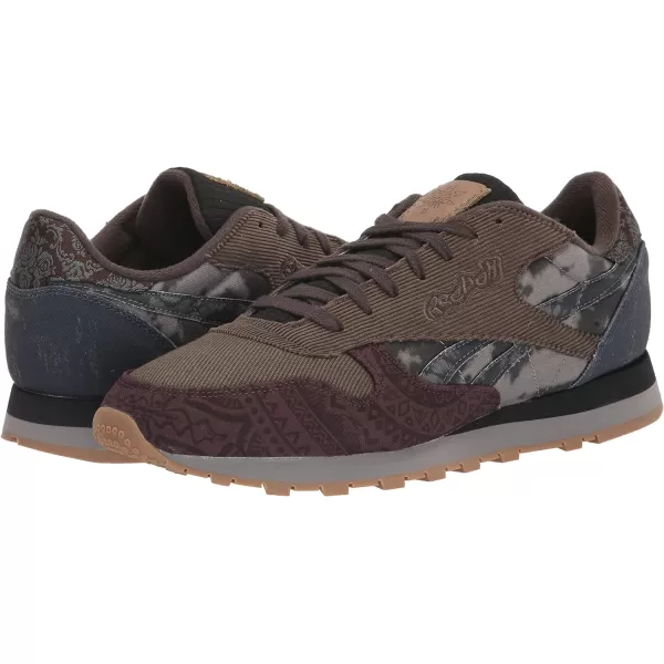 imageReebok Unisex Classic Leather SneakerGroutLush EarthSmoky Indigo