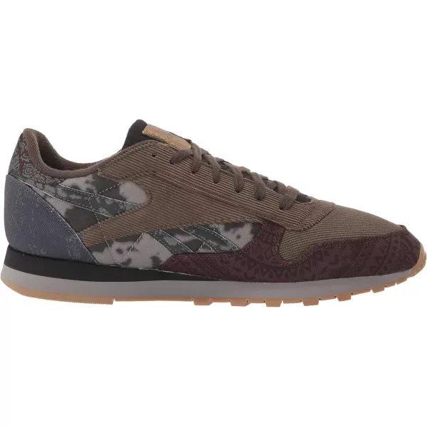 imageReebok Unisex Classic Leather SneakerGroutLush EarthSmoky Indigo