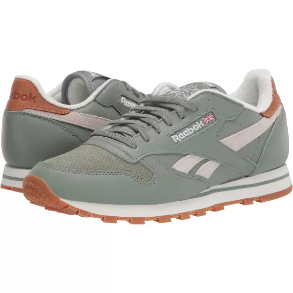 imageReebok Unisex Classic Leather SneakerHarmony GreenChalkReebok Lee